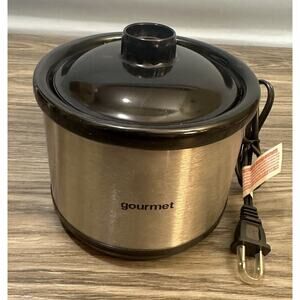 Sensio Gourmet 16oz Crock-Pot Food Warmer Little Dipper Brushed Stainless